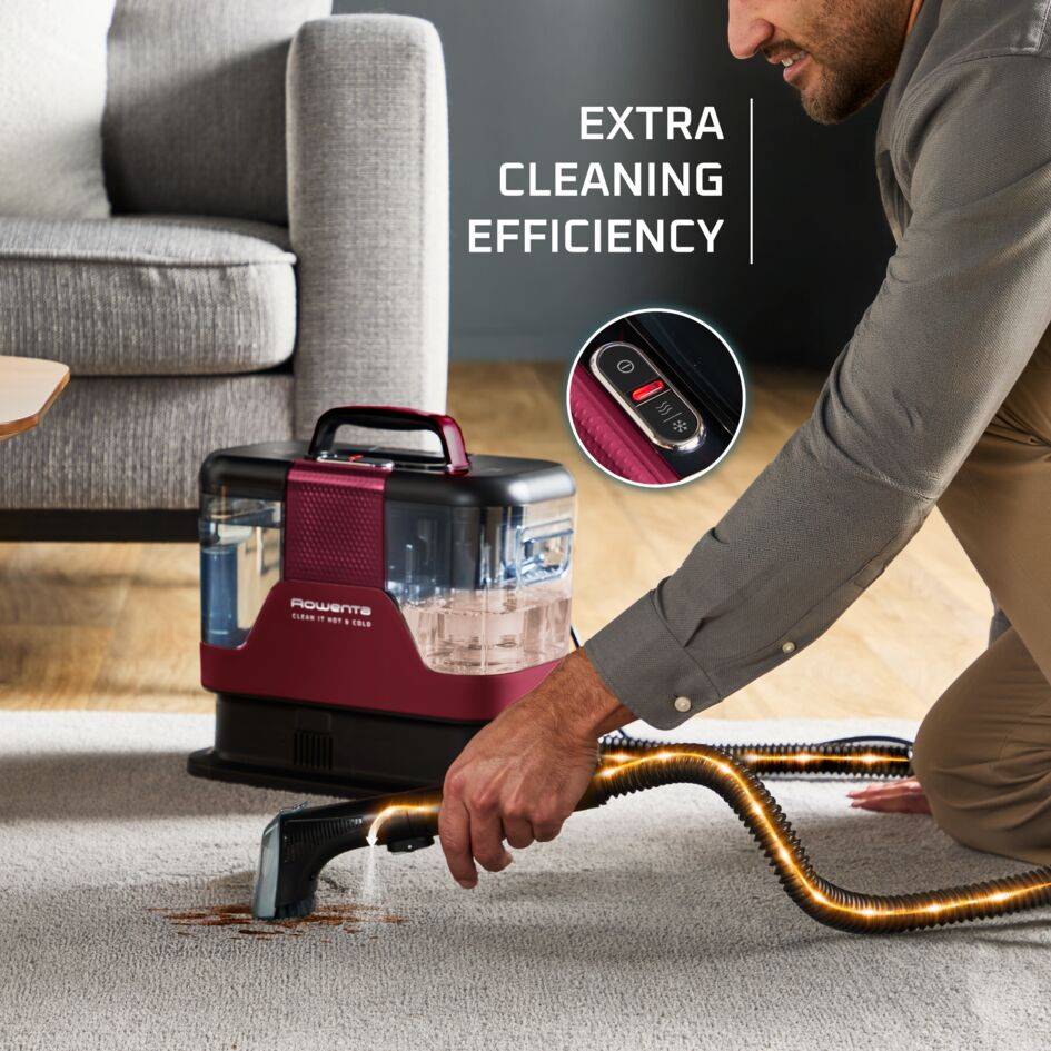 Clean It Hot & Cold, Уред за почистване на петна, 2 температурни режима на почистванеModes