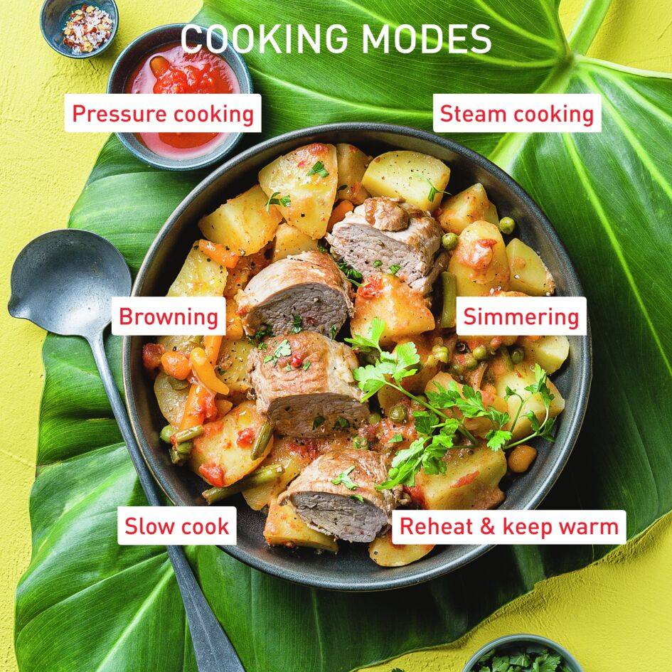 Cook4Me+ CY851130, Интелигентен Мултикукър, Бял