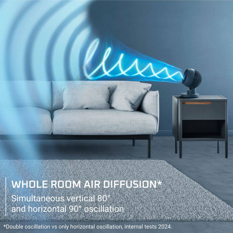 Turbo Swift Compact, Table Fan, Intense Refreshment, Auto Oscillation