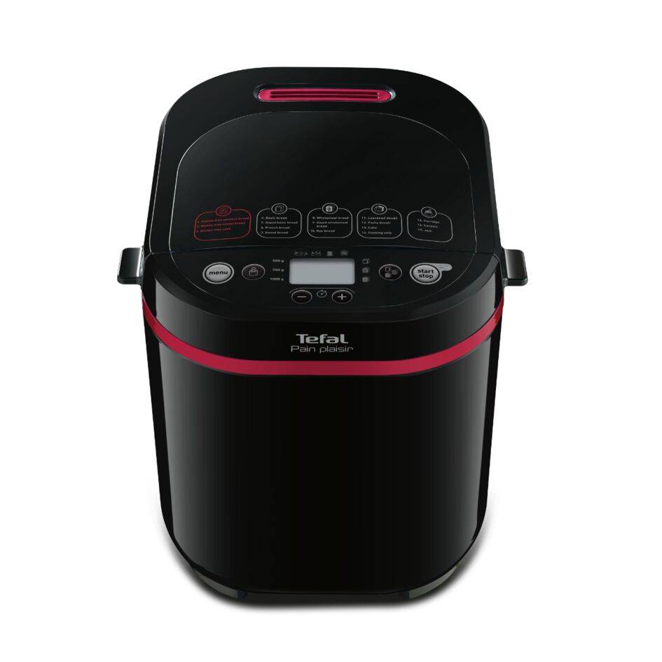 Pain Plaisir, Хлебопекарна PF220838, 17 програми, 1кг, Черна