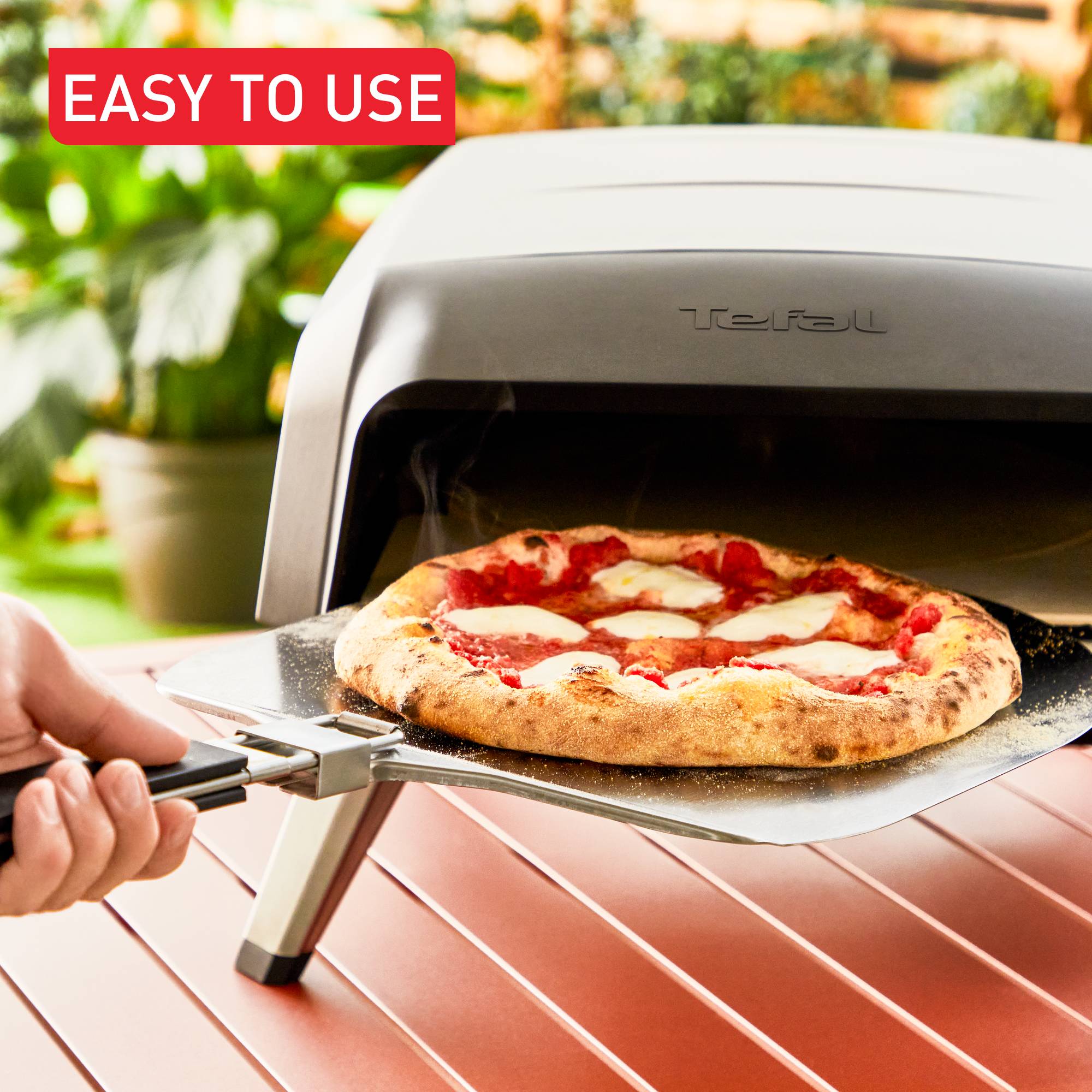 Pizza Pronto, Газова Фурна за Домашна Пица, Въртяща се на 360° Каменна Плоча