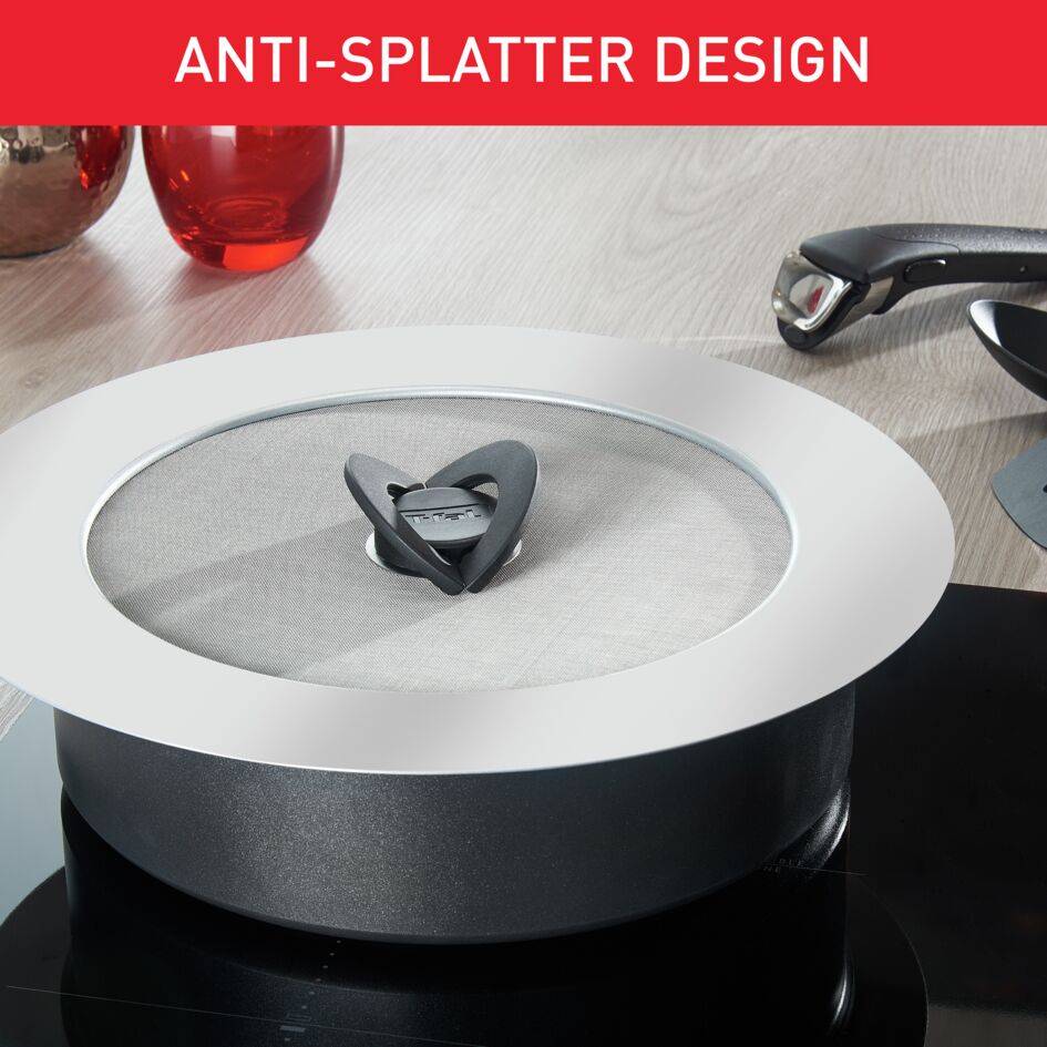 INGENIO капак против пръски от неръждаема стомана 24–30 cm