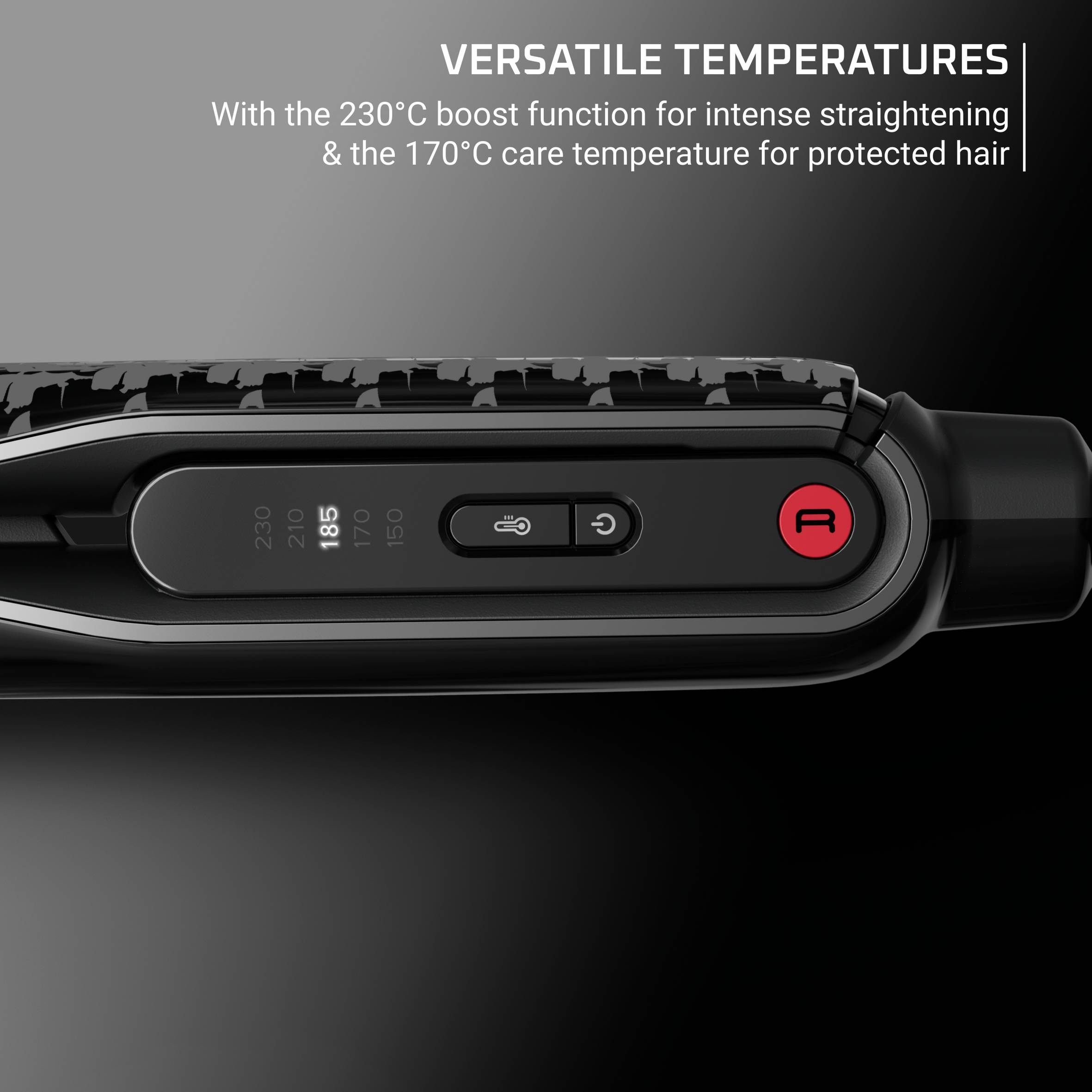 Преса за коса ROWENTA x KARL LAGERFELD Thermostyle, 2 в 1 Изправяне и къдрене