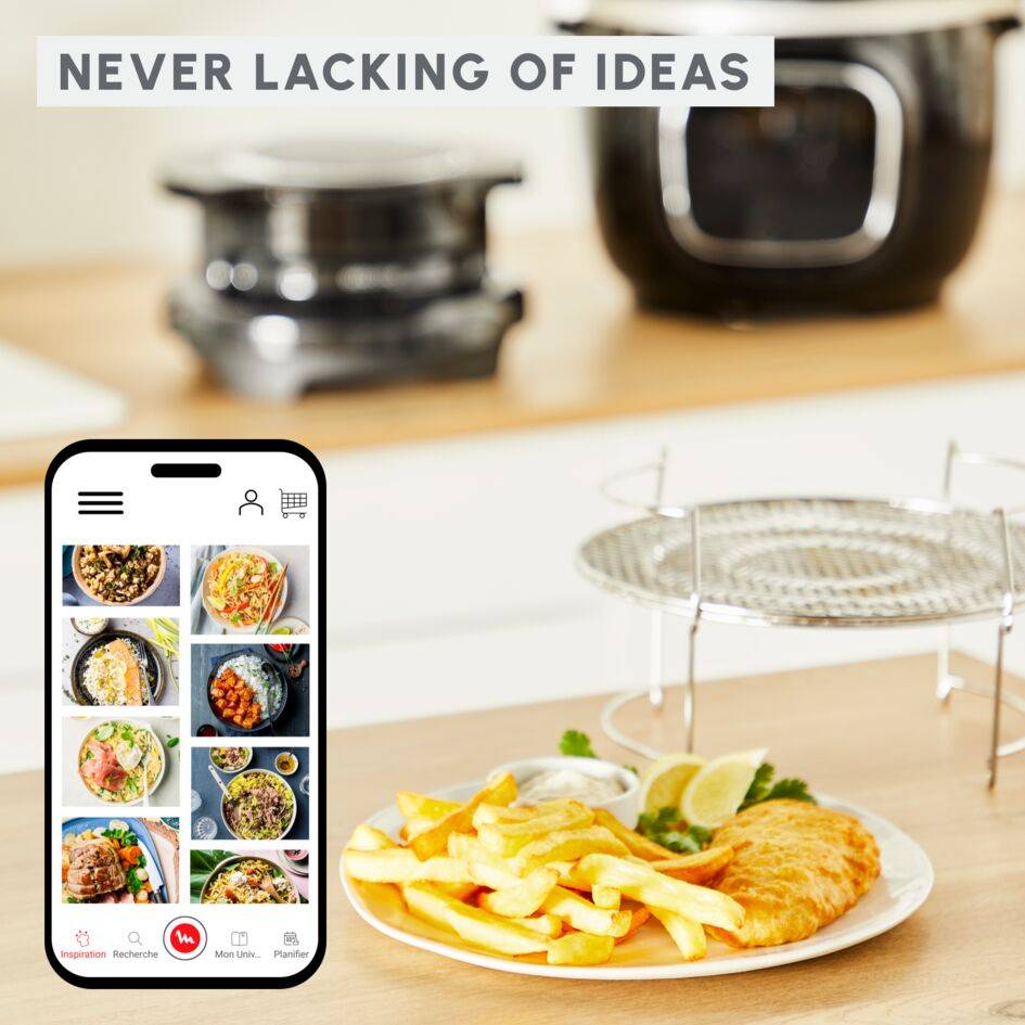 2в1 решетка за цяло ястие за готвене на две нива, аксесоар за Cook4me