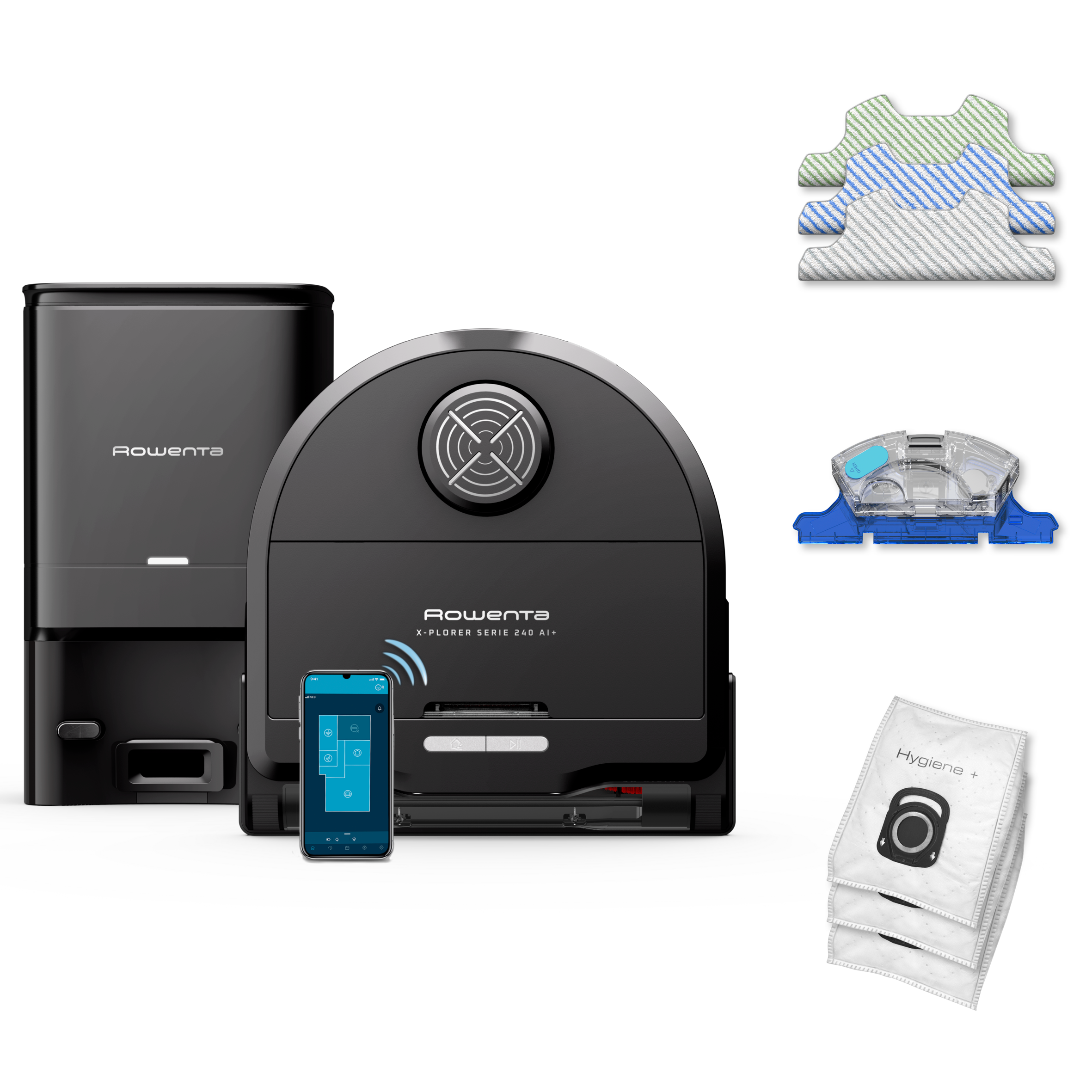 Прахосмукачка робот X-Plorer Serie 240+ AI Animal & Allergy