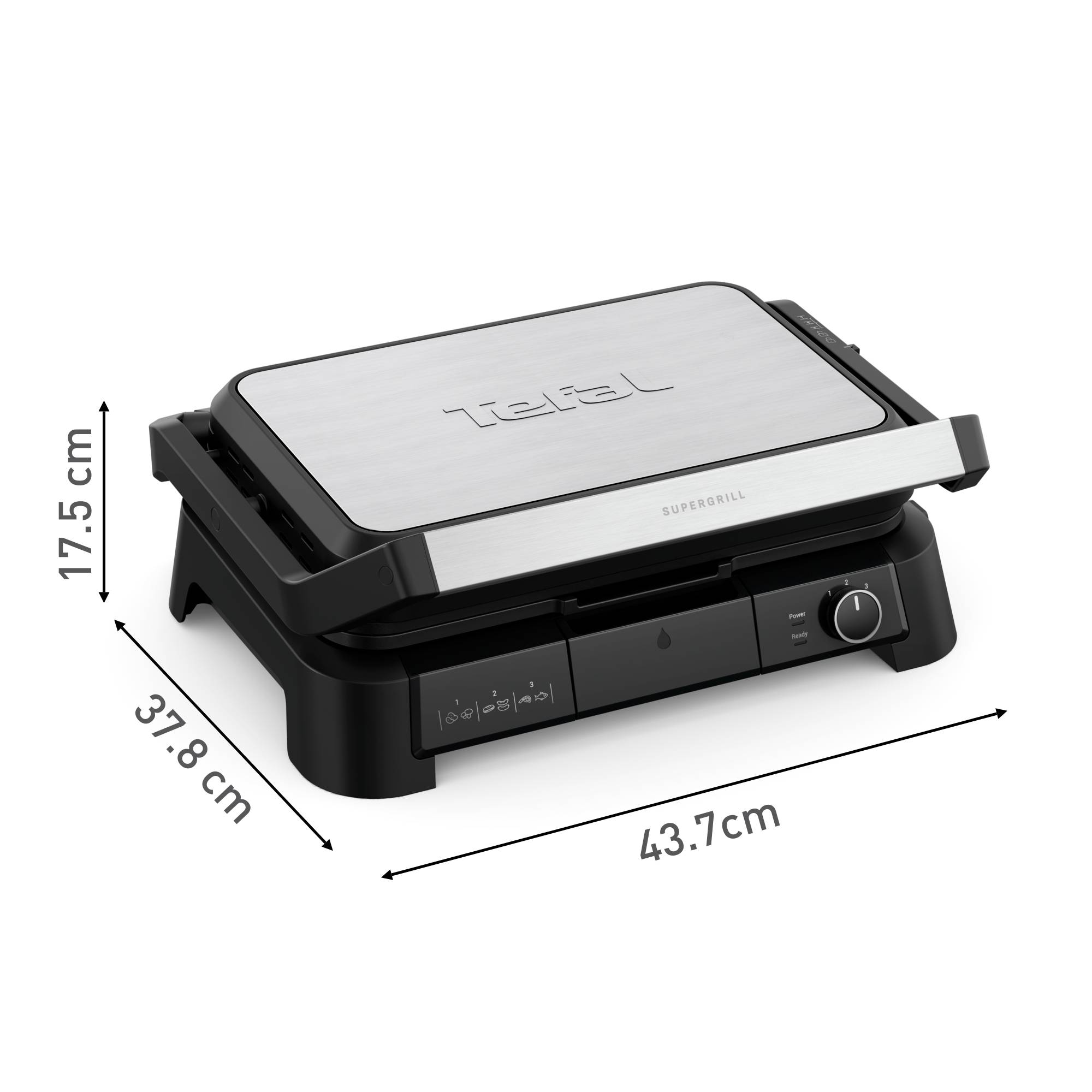 SuperGrill 3in1 XL,  контактен грил, позиции за барбекю и фурна