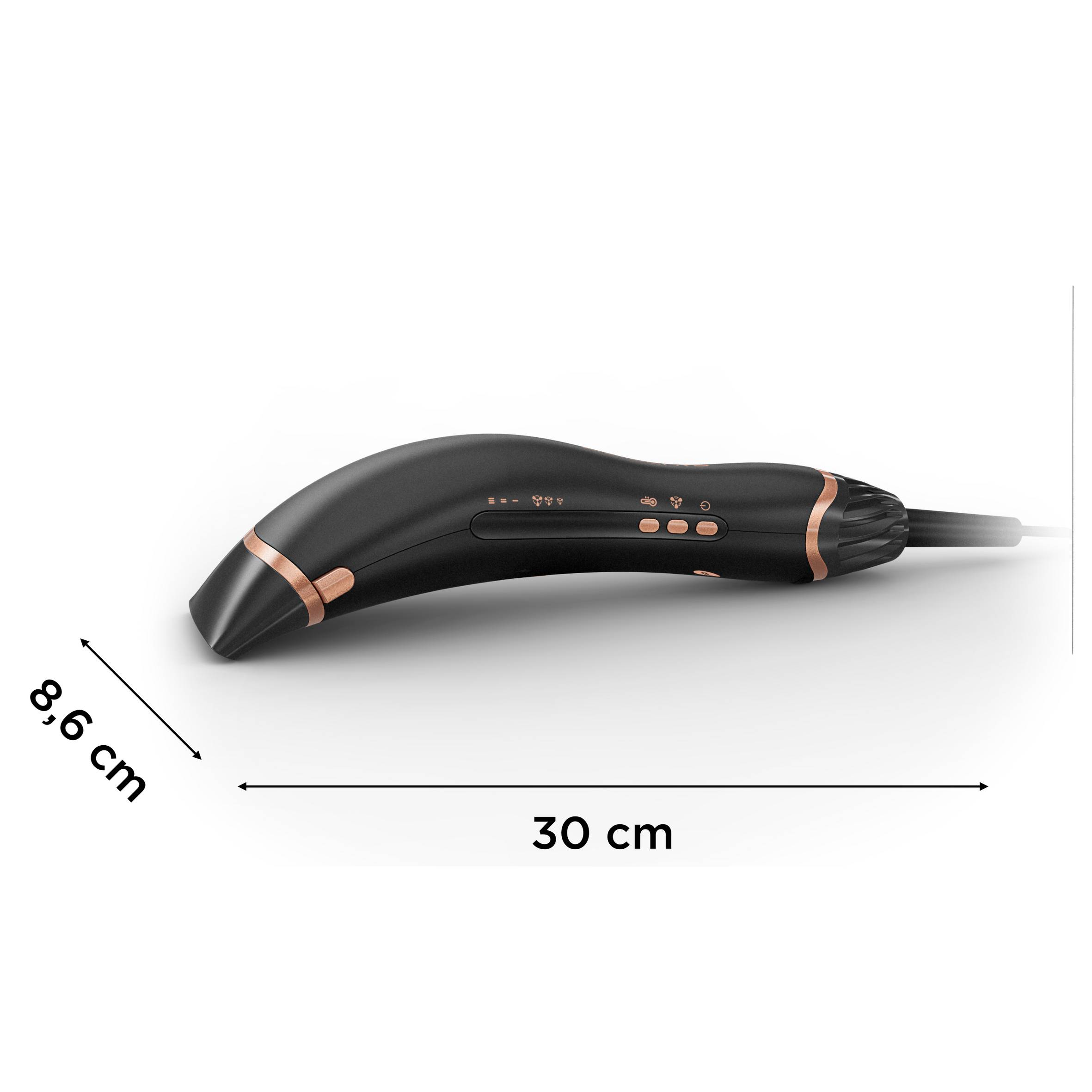 Сешоар Rowenta Ultimate Experience Air Motion, Ергономичен олекотен дизайн , Изправяне чрез Коанда ефект