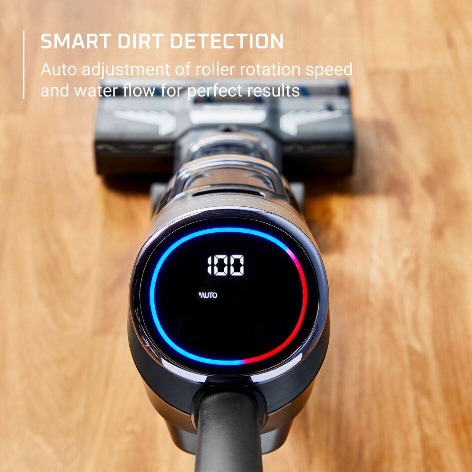 X-Clean 4, Вертикална прахосмукачка за активно мокро и сухо почистване, 2-в-1 измиване и почистване с прахосмукачка, което спестява време