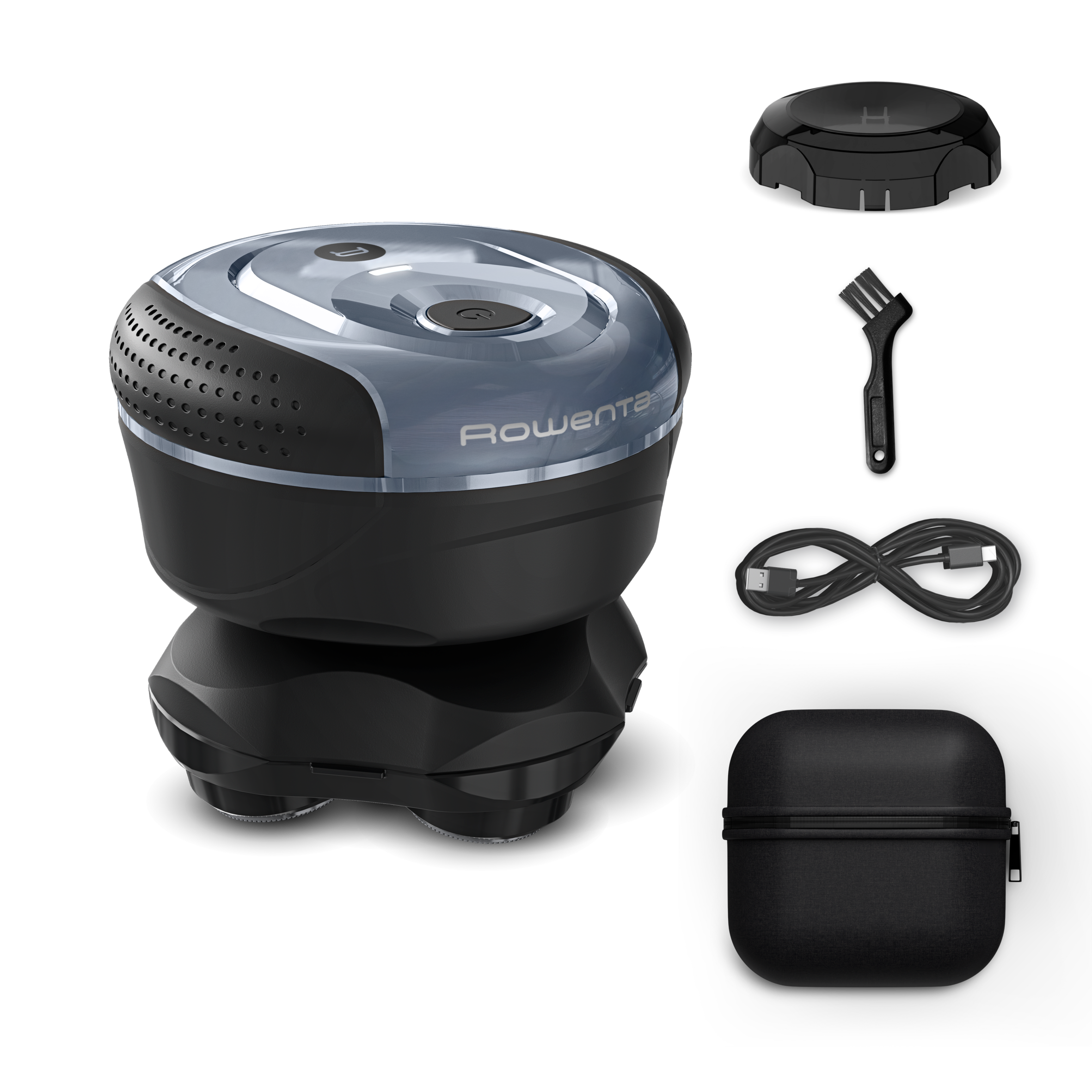 Самобръсначка за глава GentleBald, 5 ножчета, титаниево покритие на ножчетата