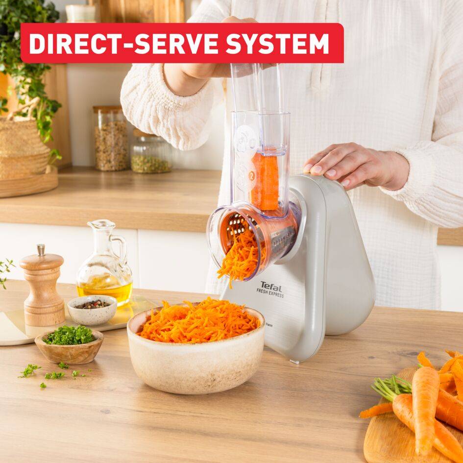 Eлектрическо ренде за зеленчуци Fresh Express, система за директно сервиране