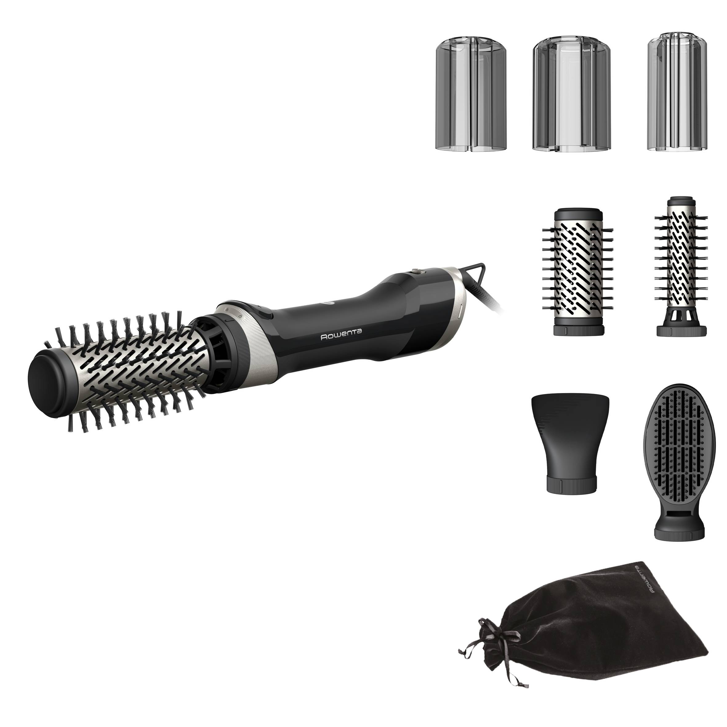 Brush Activ, въртяща се четка с горещ въздух, 1000 W четка с горещ въздух, ергономичен дизайн