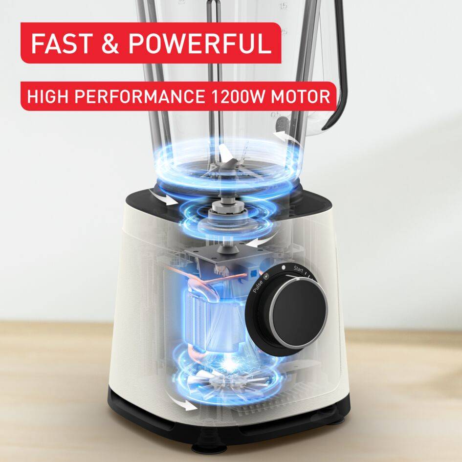 PerfectMix Essential, Високоскоростен Блендер, 1200 W, технология Powelix