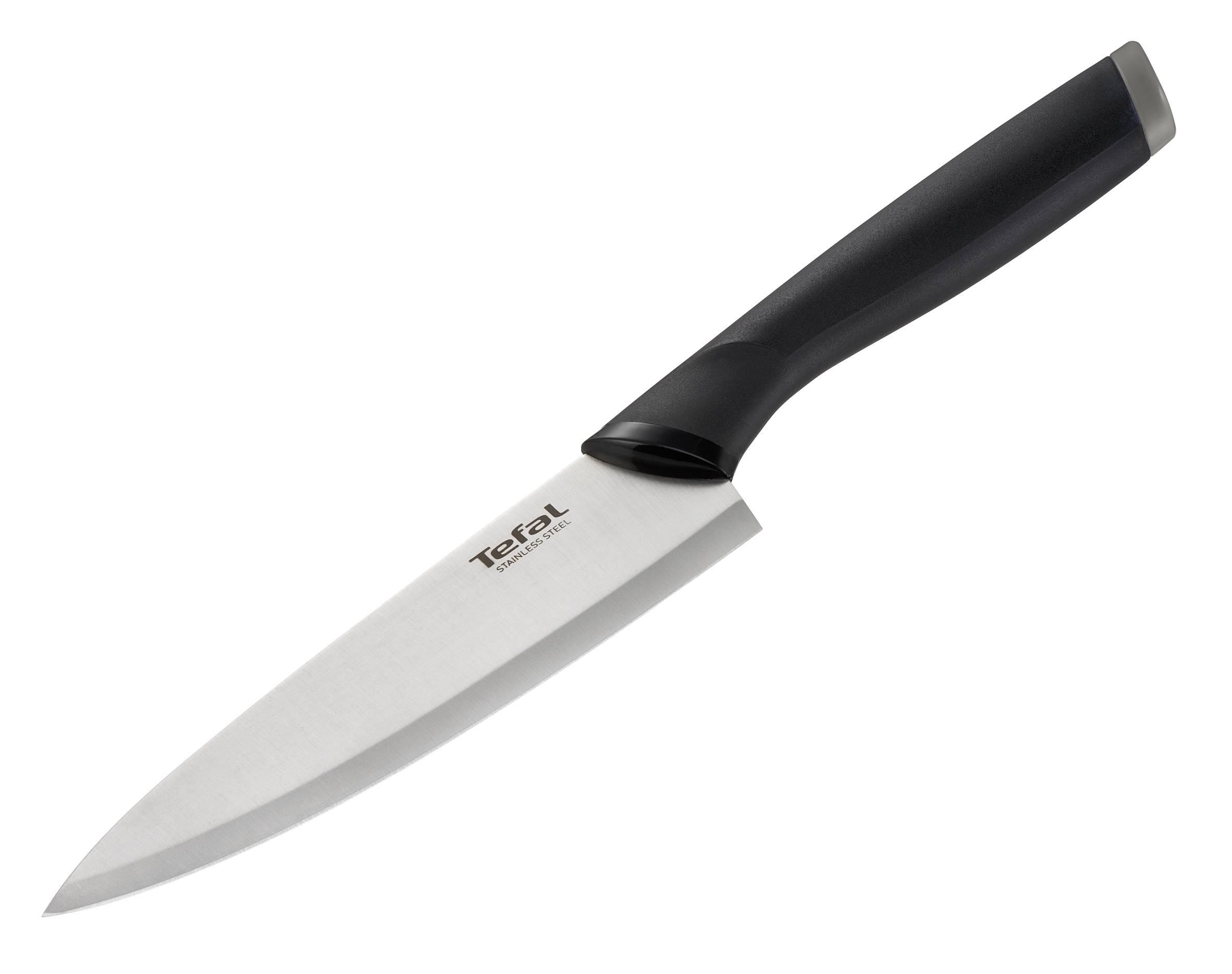 Комплект 3 ножа Tefal Comfort K221S375: Нож за рязане 9 см + Нож на готвача 15 см+ Универсален нож 12 см