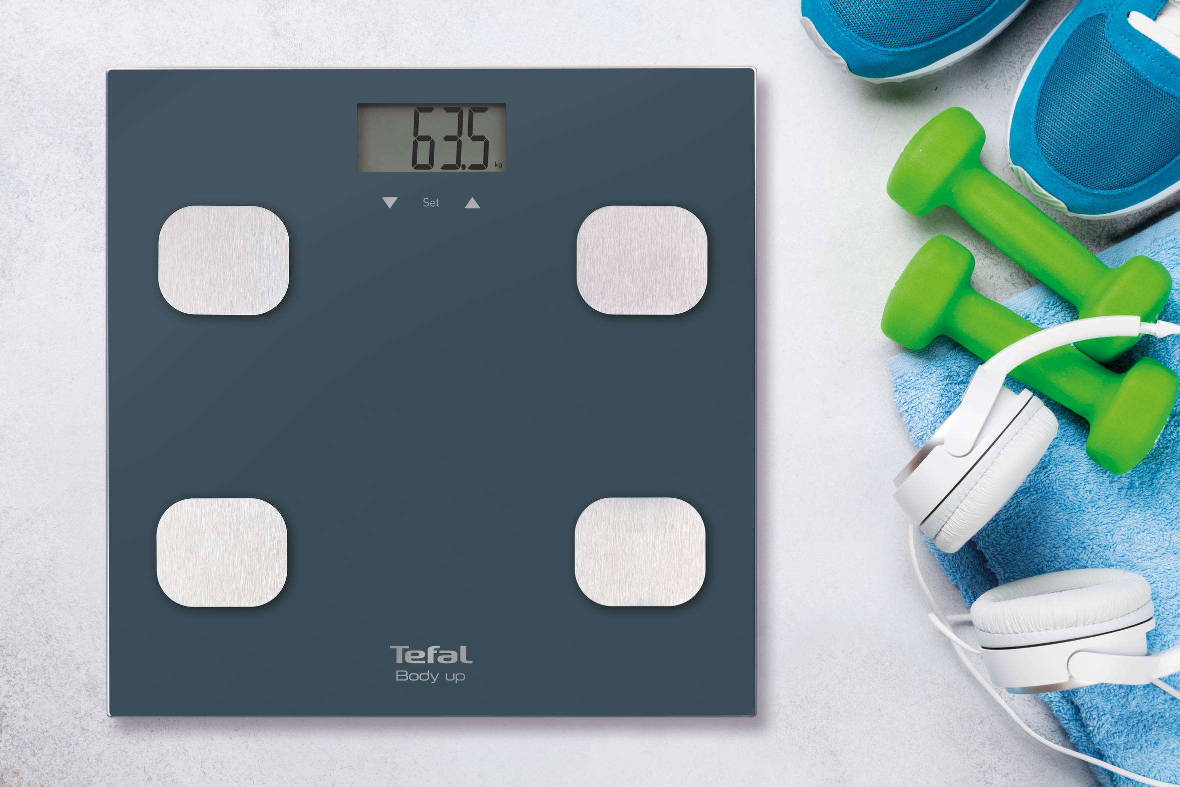 Персонална везна Body up BM2520, Телесни мазнини, BMI, до 150кг.