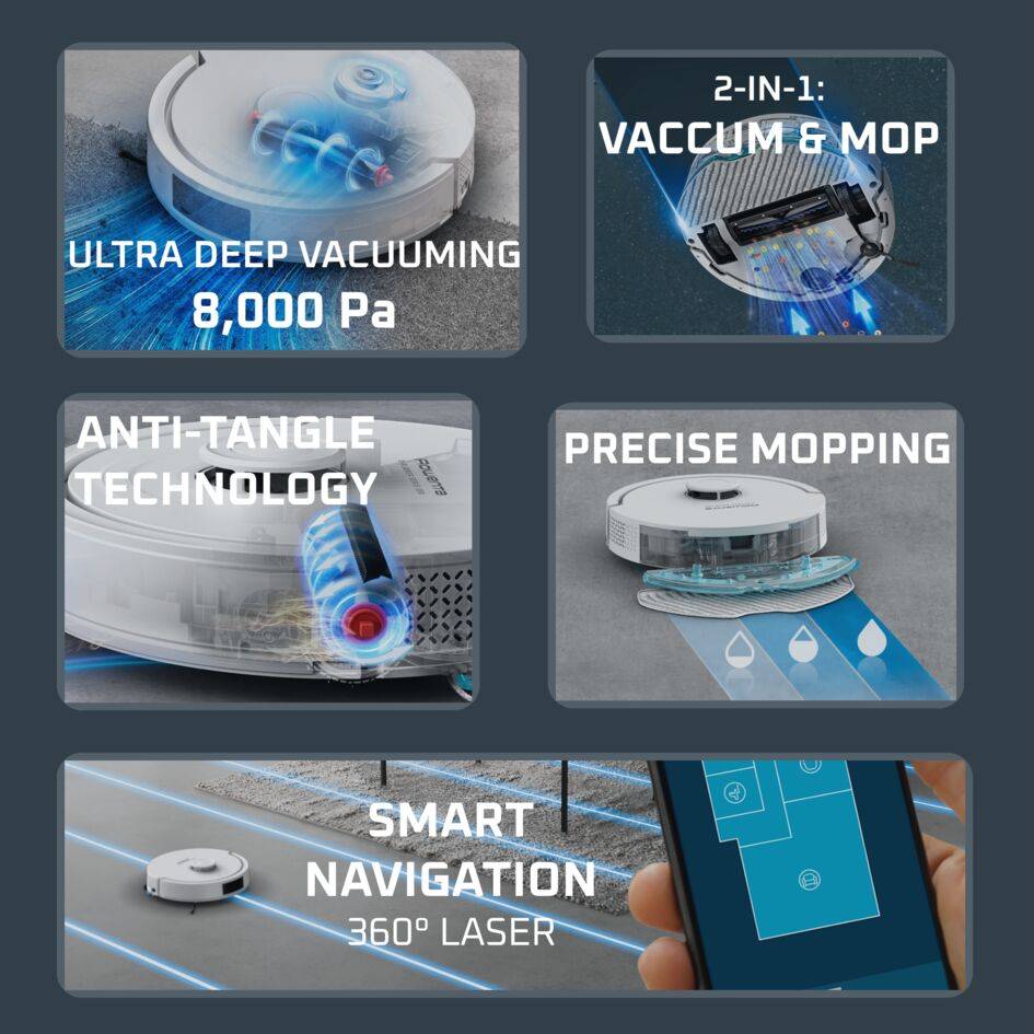 X-PLORER Serie 280, Robot Vacuum Cleaner, Animal & Allergy Model