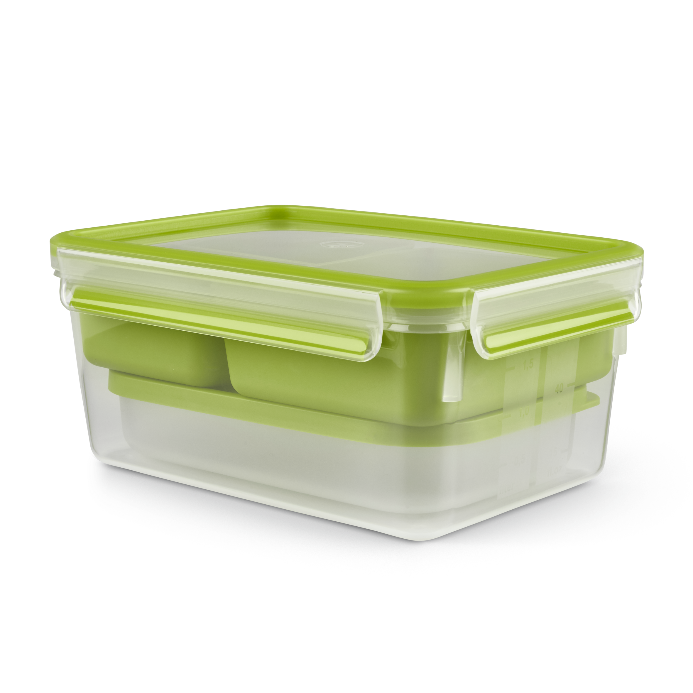 Кутия за Обяд XL N1071610, 2.3л, 4 разделителни приставки