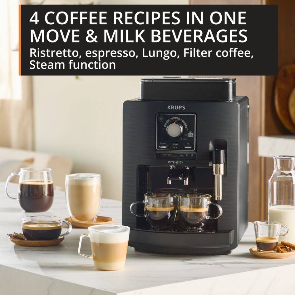 Intensity, Fully Automatic Espresso Machine, 4 Beverages