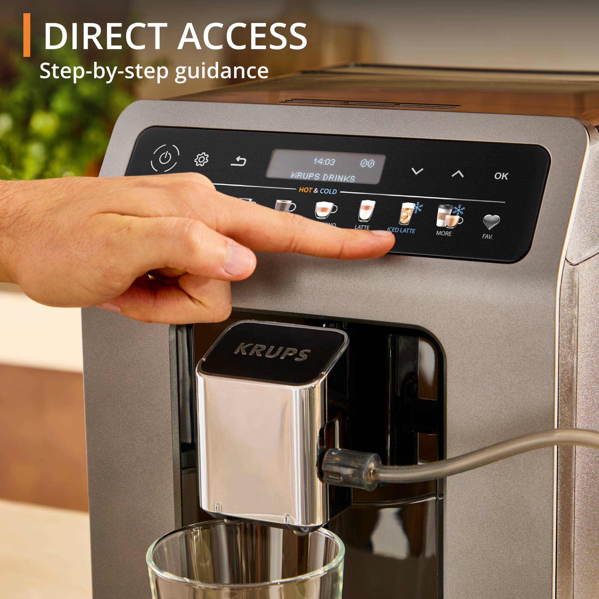 Evidence Hot & Cold, Кафеавтомат, 18 възможности за топли и студени напитки