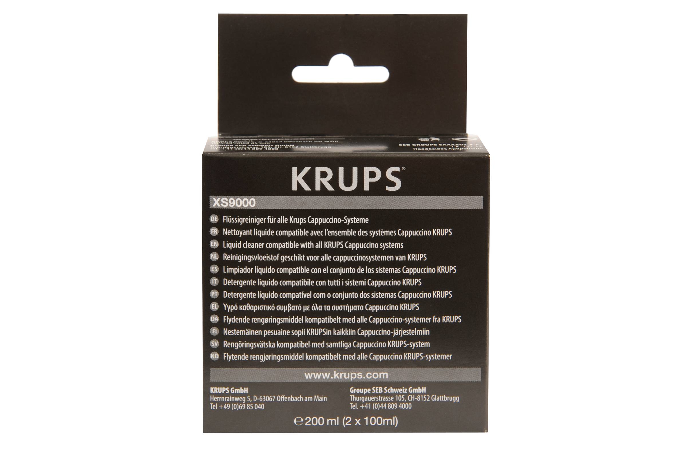 Течен препарат за почистване на система за капучино XS900010