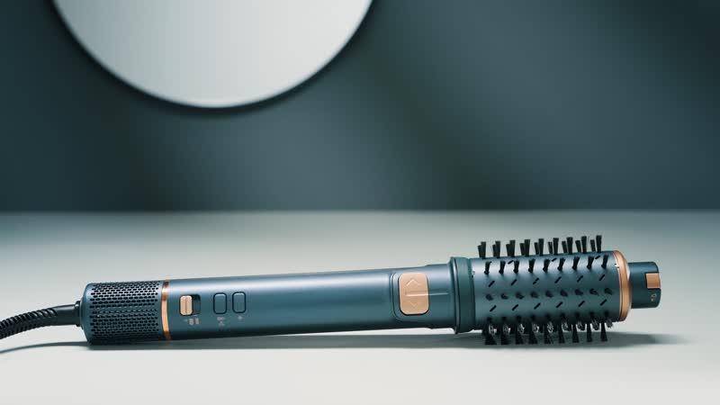 Air Rotate, Въртяща се четка с горещ въздух, Високоскоростен мотор,  8 комбинации от скорост/температура