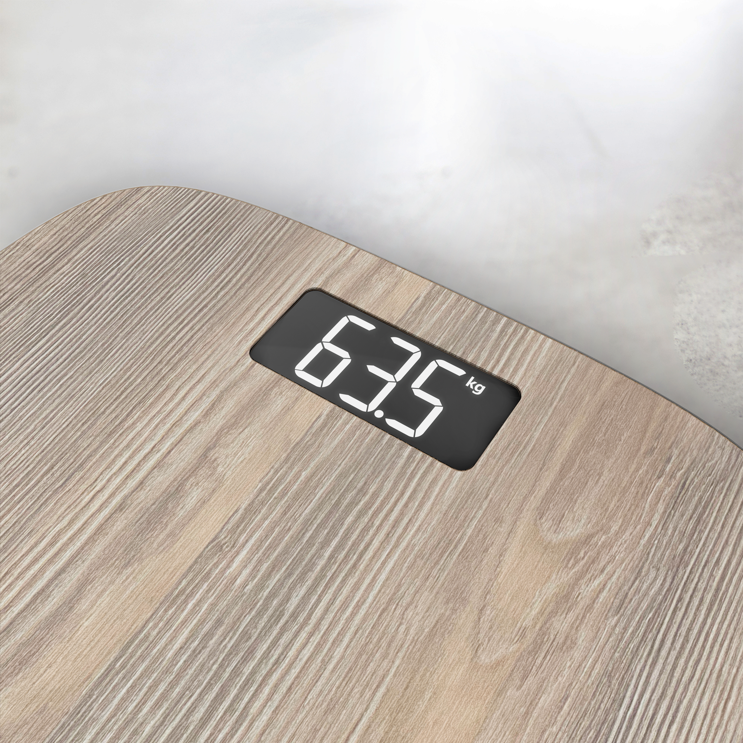 Персонална Везна Origin Light Wood PP1600V0, Дървесен Мотив, до 160кг.