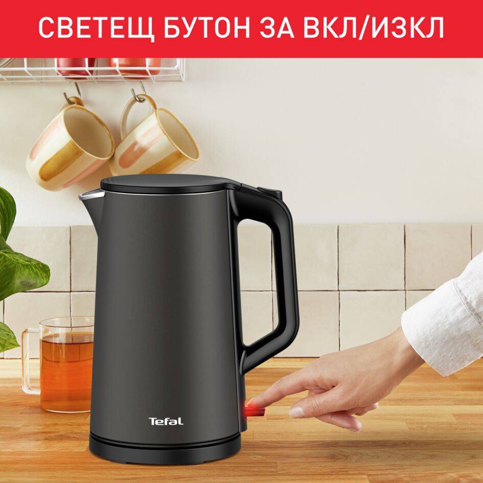 ЕЛЕКТРИЧЕСКА КАНА TEFAL DOUBLE LAYER SS KI583