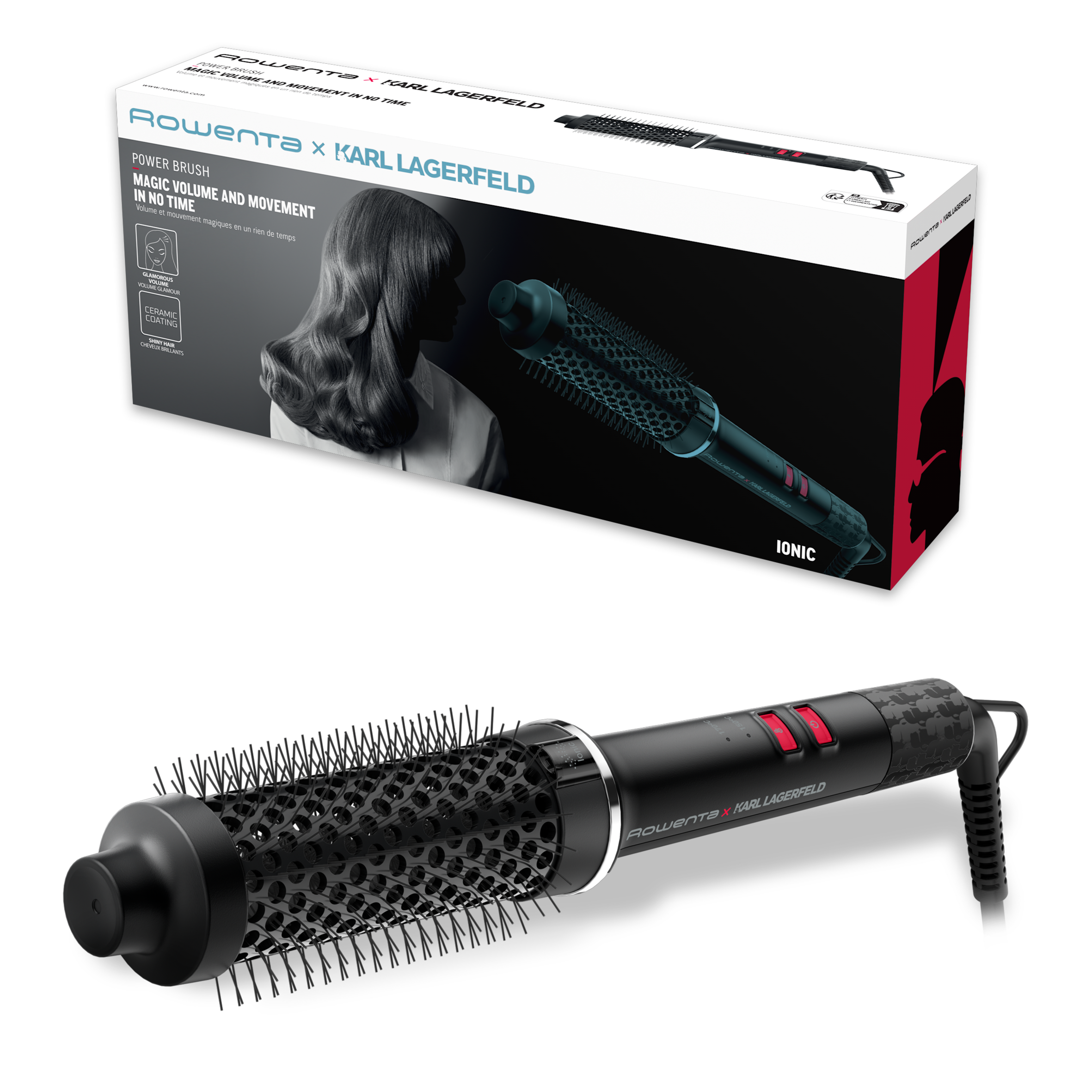 Powerbrush, Четка с горещ въздух, Обем като след салон