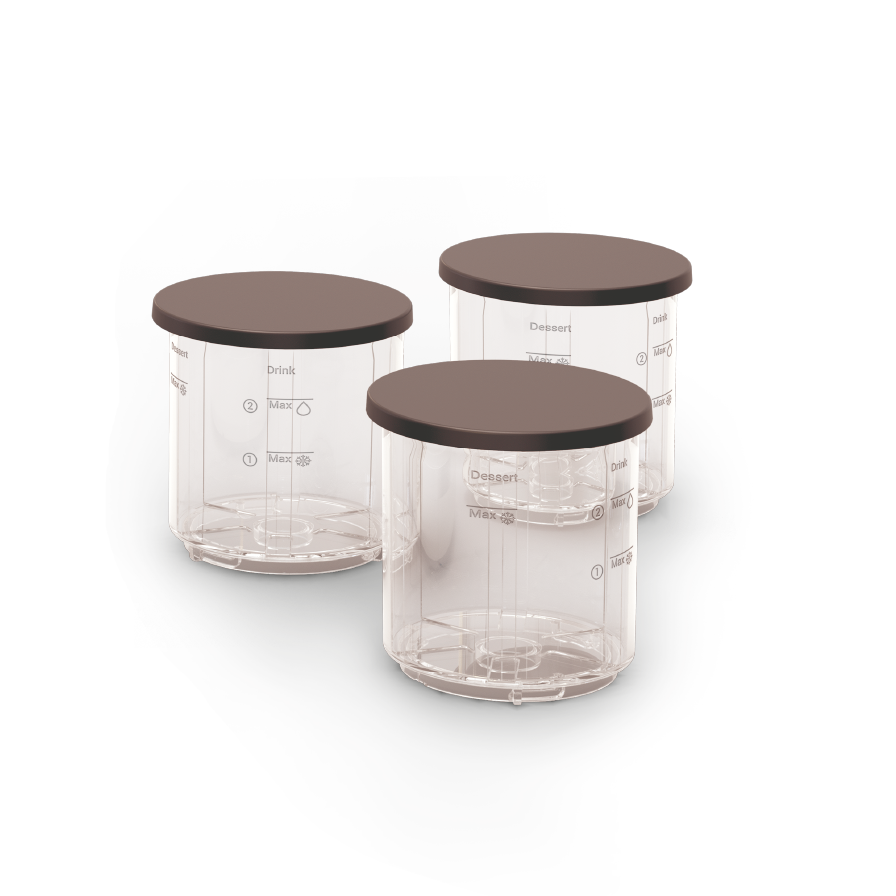 3 купи от 480 mL с капаци XF60W0F0