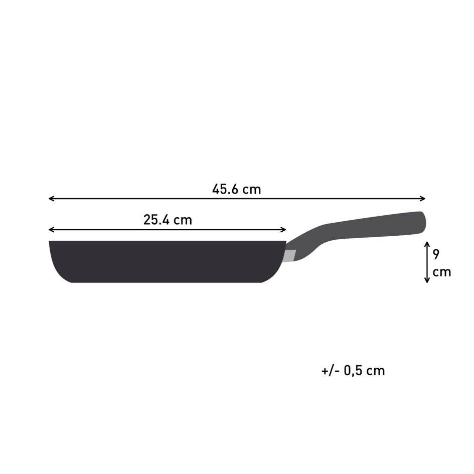 Nordica, Тиган 24 см H87104, Неръждаема стомана, Ново поколение незалепващо керамично покритие