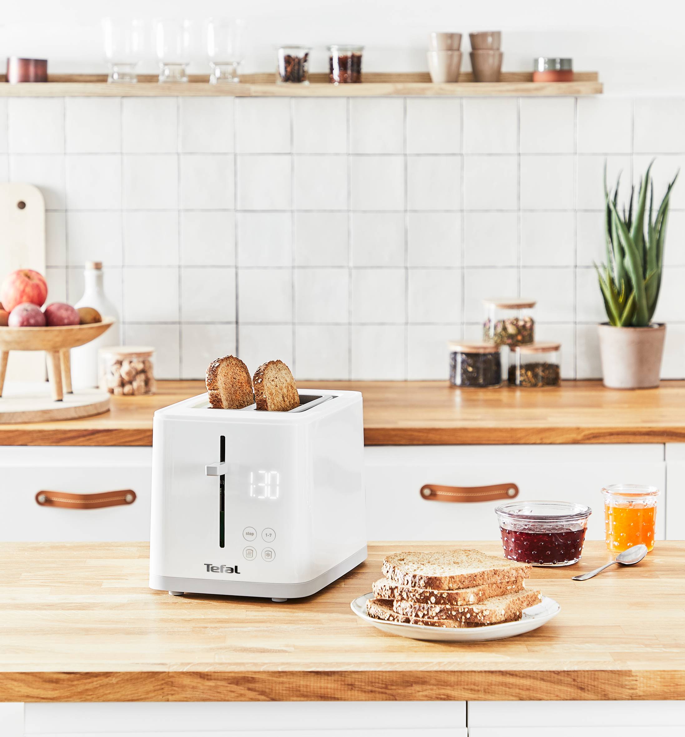 Sense 2S, Тостер TT693, Бял, Дигитален таймер