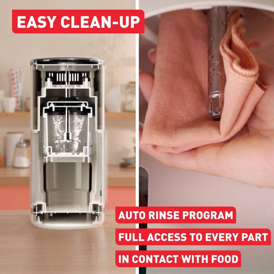 Машина за сладолед Dolci, 10 програми в 1, автоматично почистване с изплакване