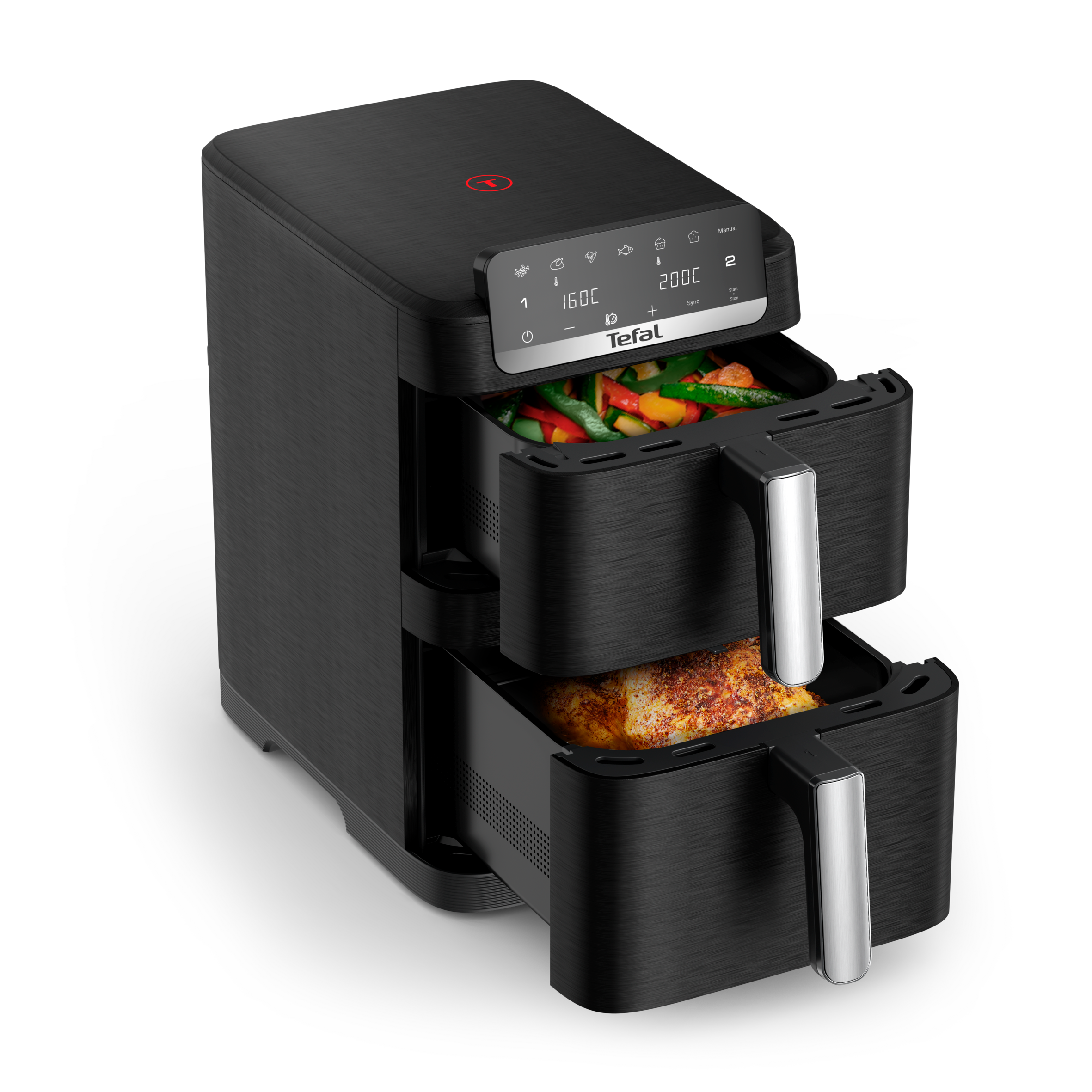 Easy Fry Crispy Stack, Двоен уред за готвене с горещ въздух
