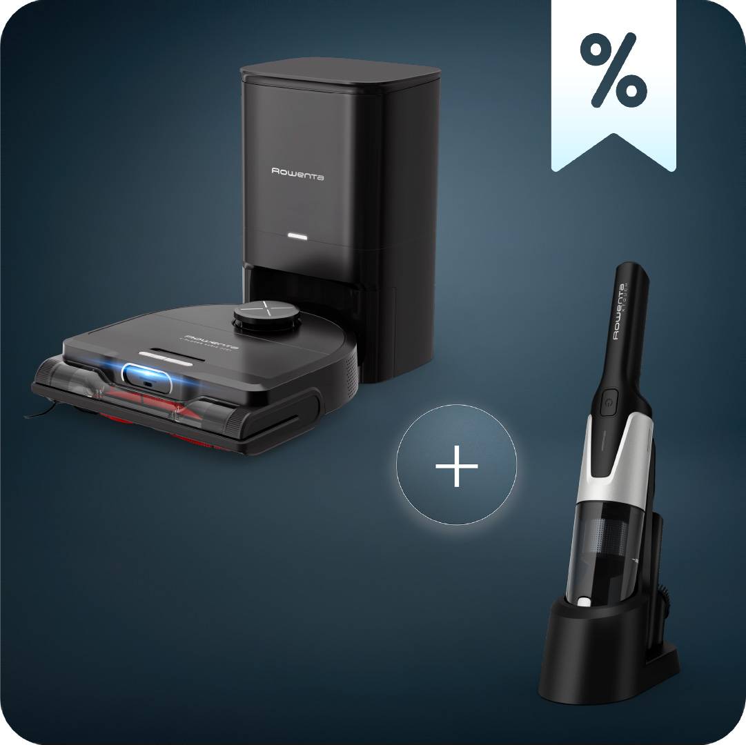 Пакет Прахосмукачка робот X-Plorer Serie 220+ с ръчна прахосмукачка X-Touch