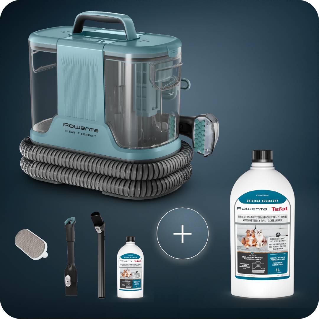 Пакет Уред за почистване Clean It IN3021F0 и Препарат за петна от домашни любимци 1 л.