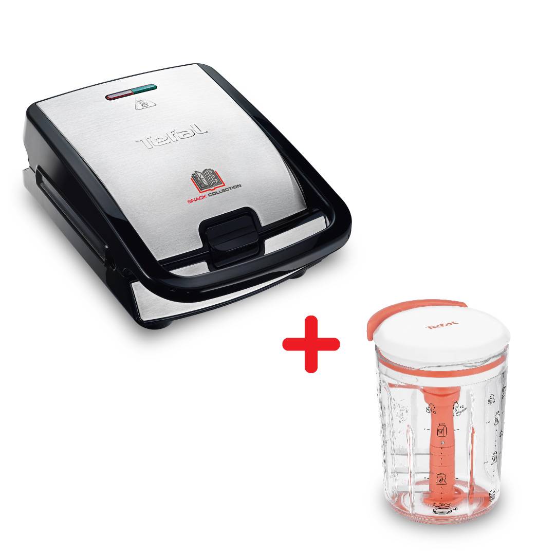 Пакет Уред за Сандвичи и Гофрети + Ръчен Миксер за Палачинки