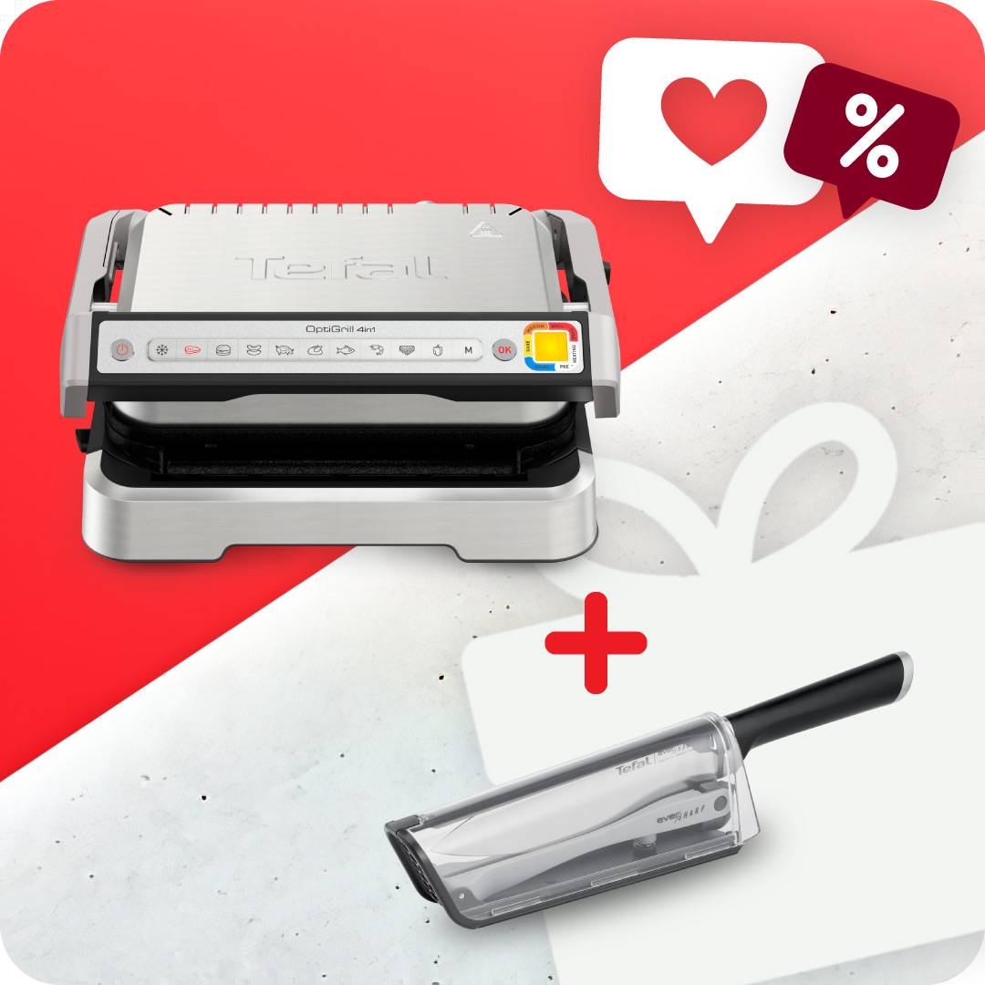 Пакет OptiGrill 4in1 + Кухненски Нож Eversharp